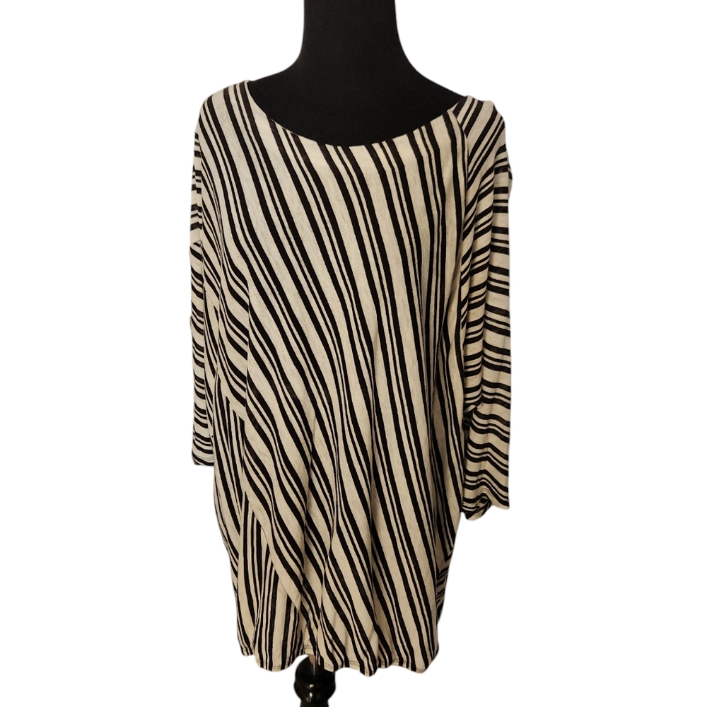 LOFT Stripe Tunic Top Size XL